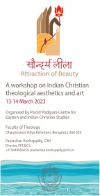 Attraction of Beauty:A Workshop on Indian Christian theological aesthetics and art 12-14 March 2023
